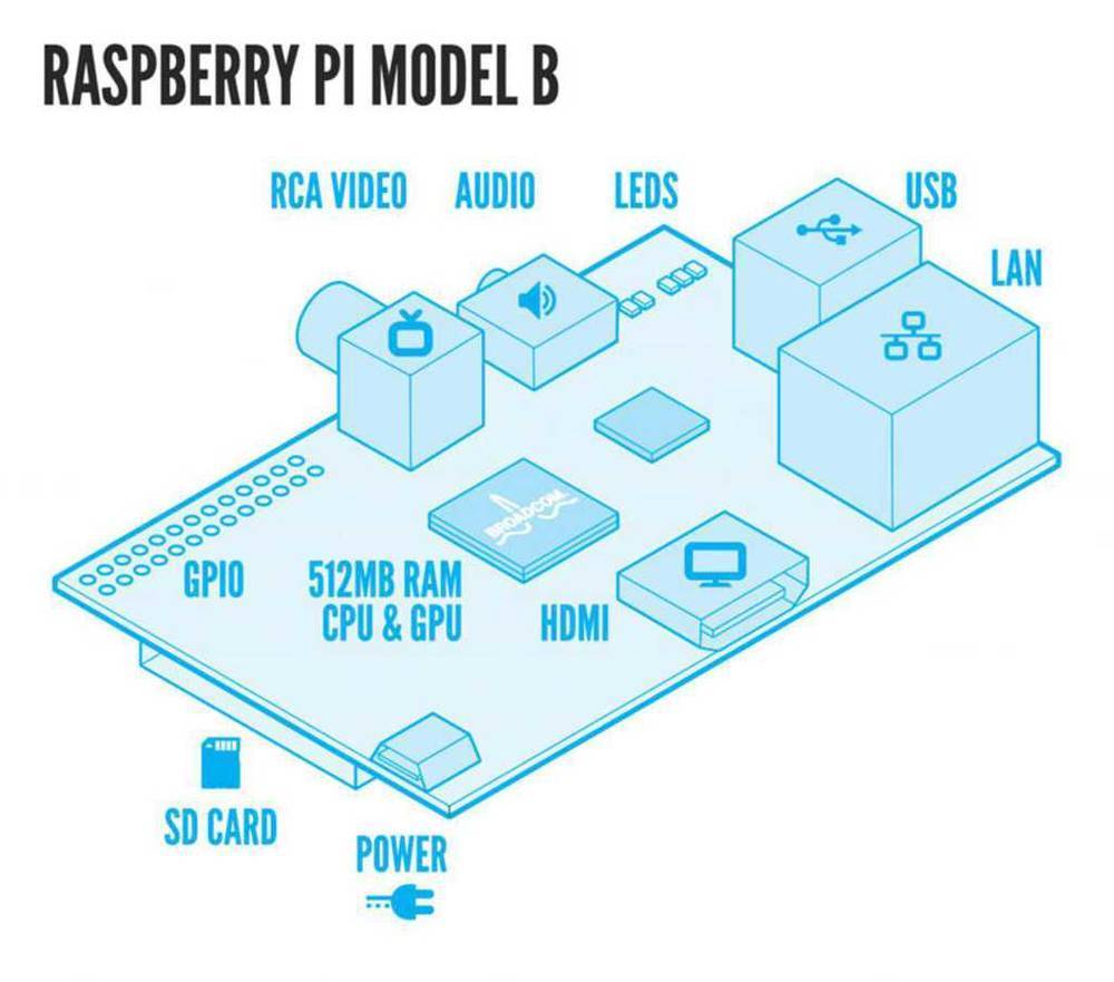 Componentes de la Raspberry
Pi