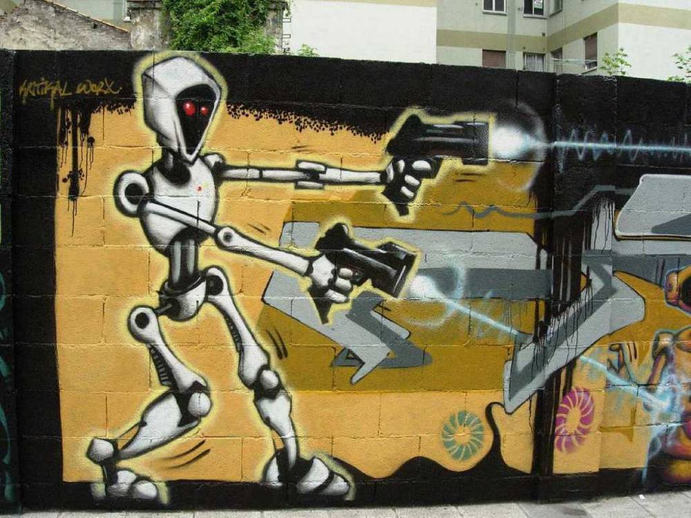 Robot pistolero Inteligencia
Artificial
peligrosa