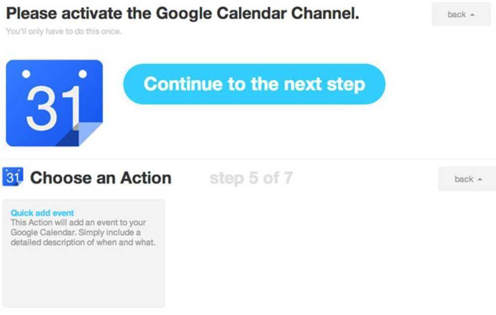 calendar-ifttt