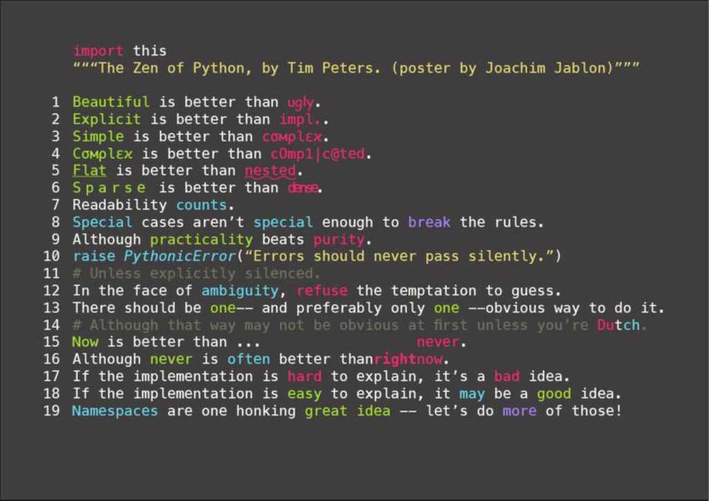 El Zen Python